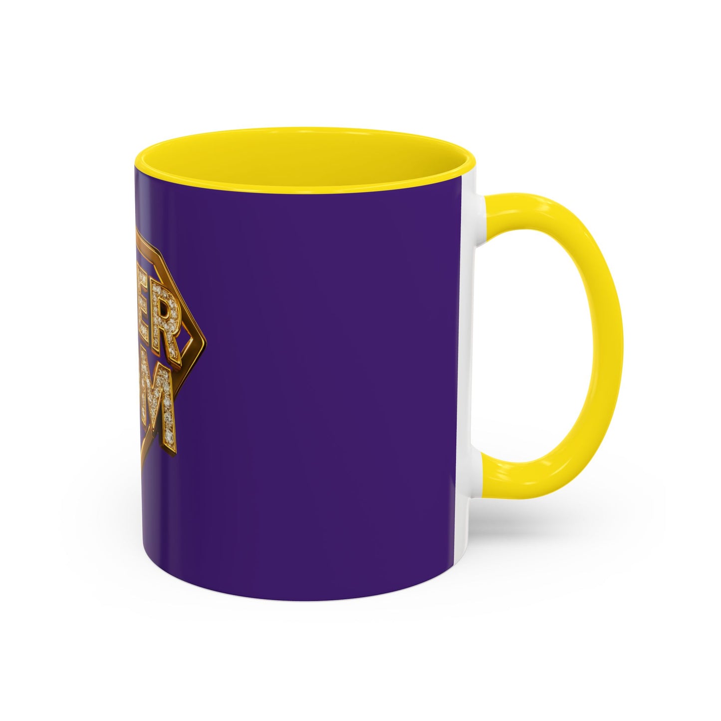SUPER MOM - Accent Coffee Mug (11, 15oz)