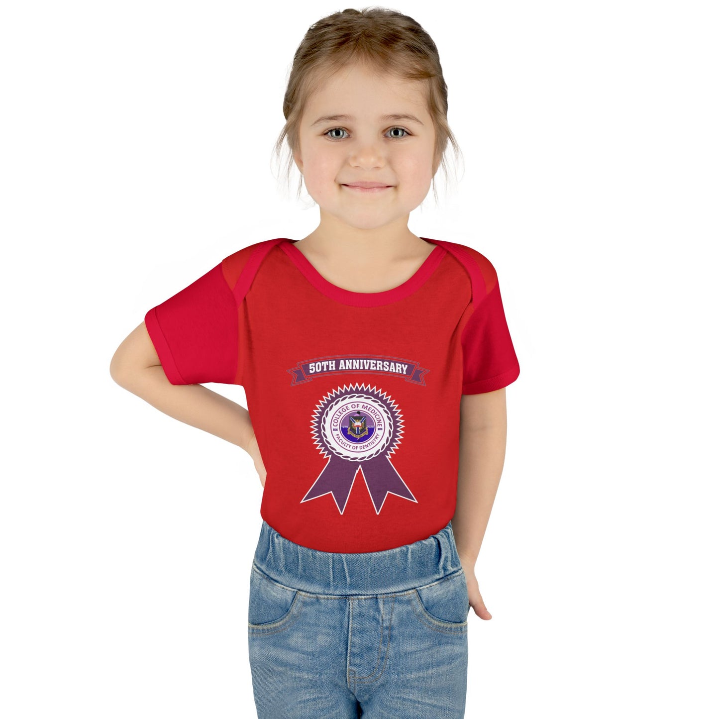 50th Anniversary - Infant Baby Rib Bodysuit
