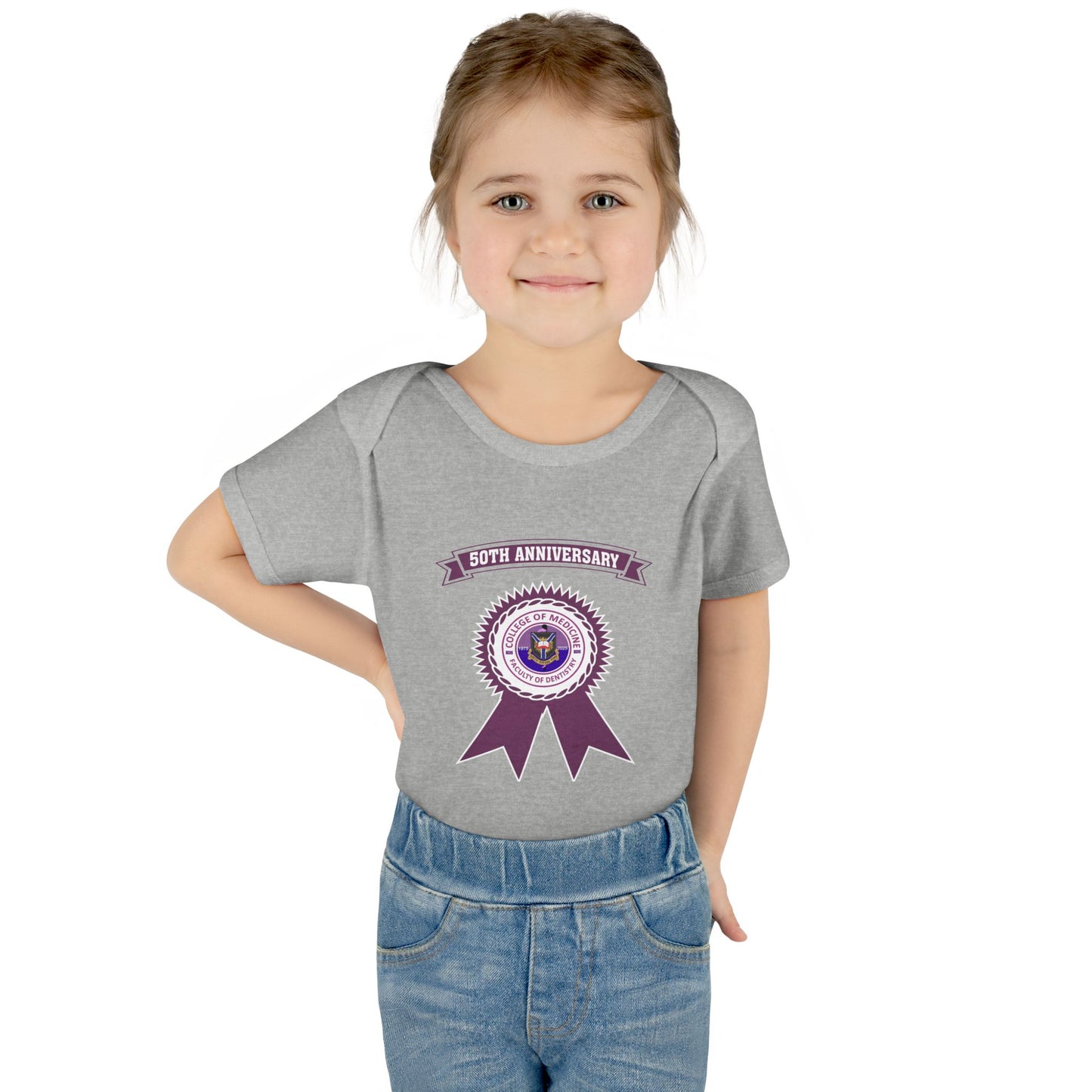 50th Anniversary - Infant Baby Rib Bodysuit