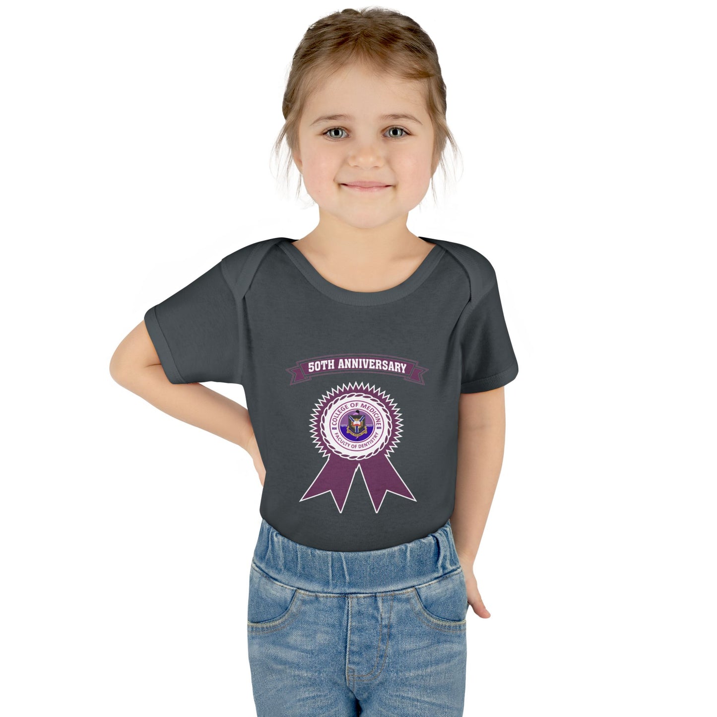 50th Anniversary - Infant Baby Rib Bodysuit