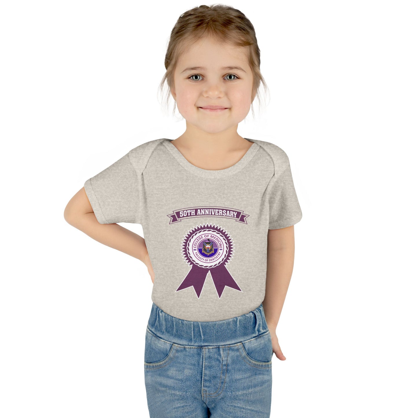 50th Anniversary - Infant Baby Rib Bodysuit