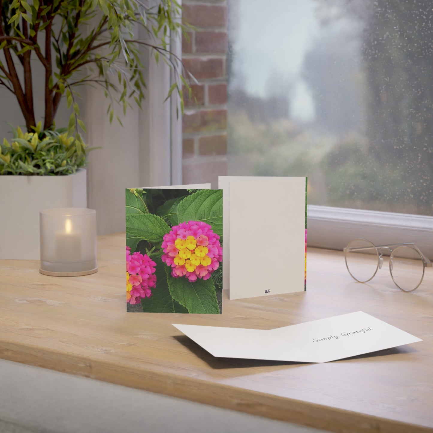 Vertical Spring Bloom Greeting Cards (1, 10, 30, and 50pcs)