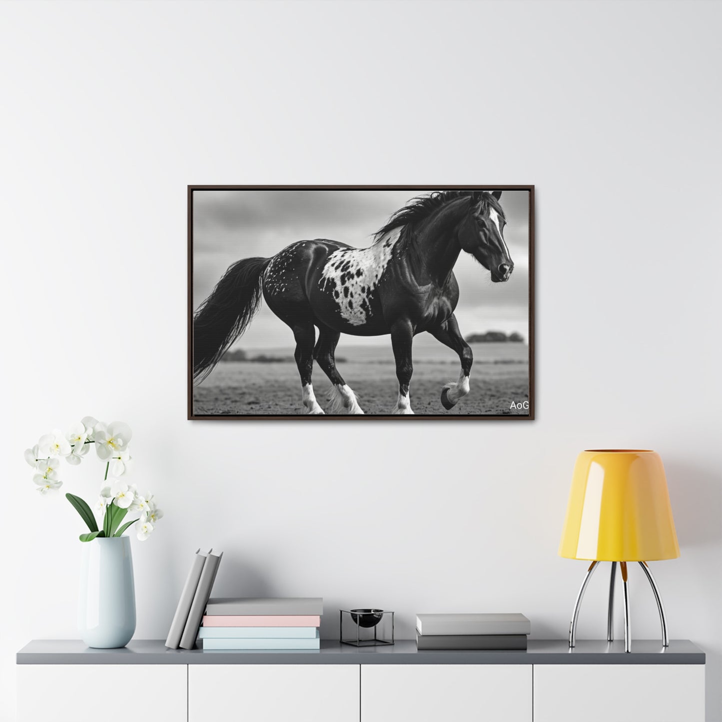 Speckled Stallion Gallery Canvas Wraps, Horizontal Frame