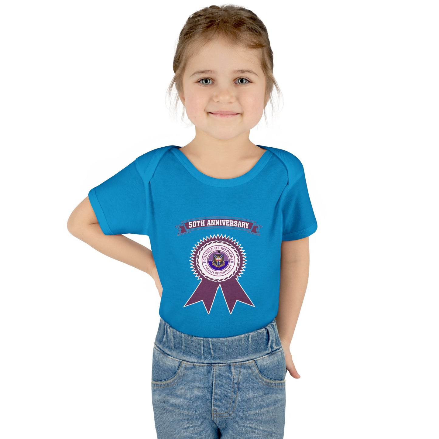 50th Anniversary - Infant Baby Rib Bodysuit