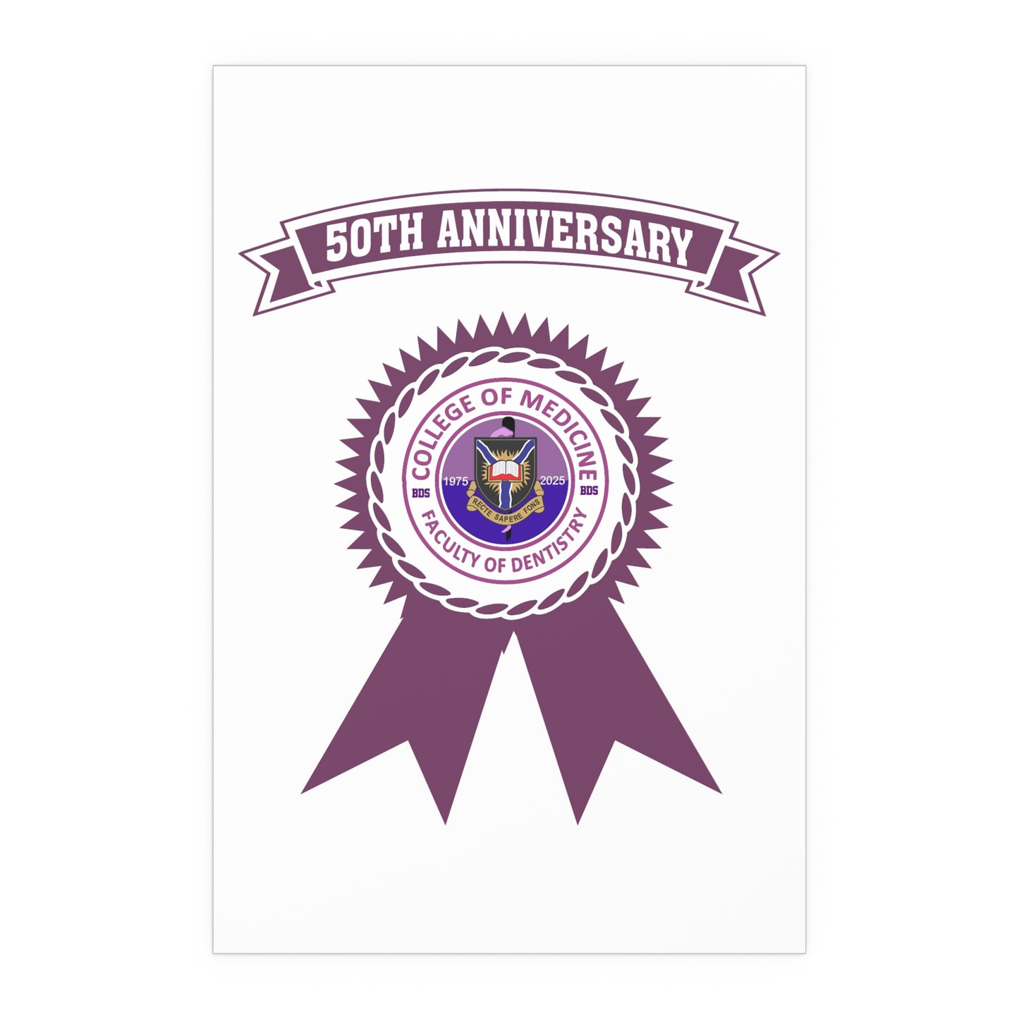 50th Anniversary - Indoor and Outdoor Silk Posters