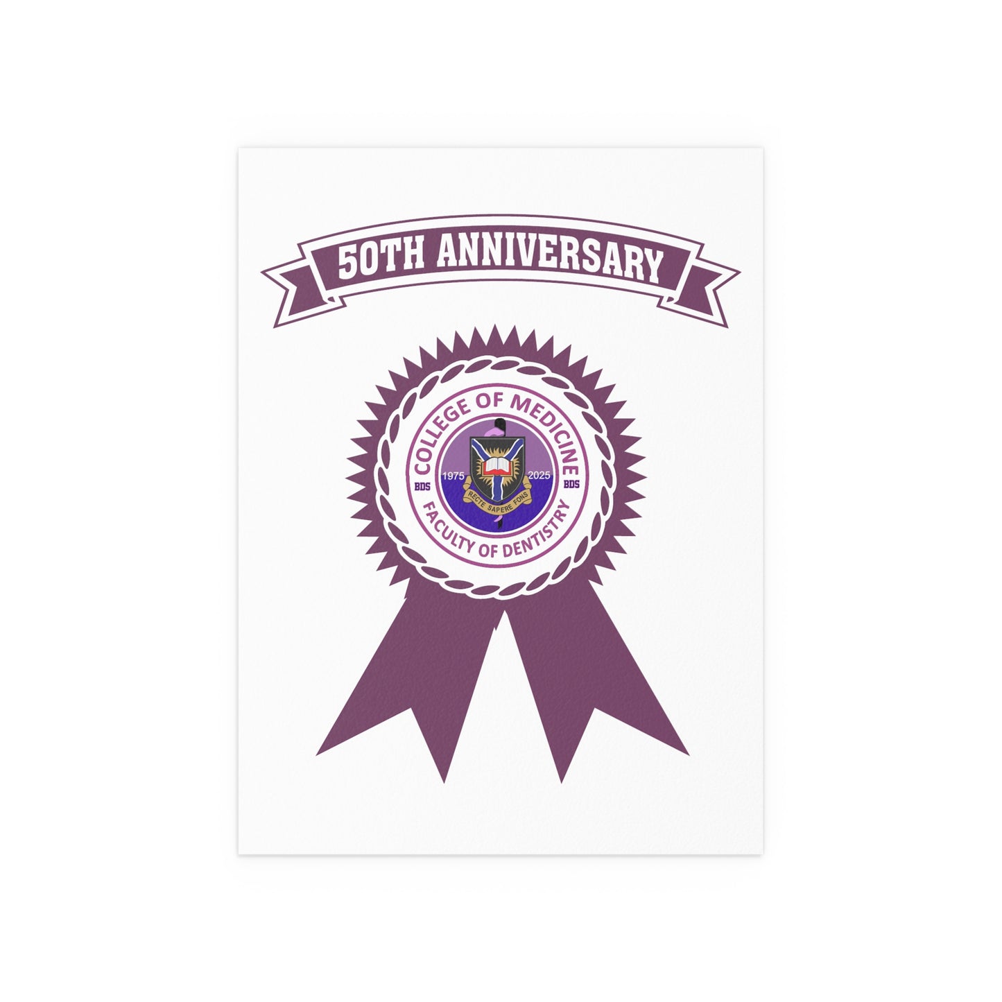 50th Anniversary - Indoor and Outdoor Silk Posters