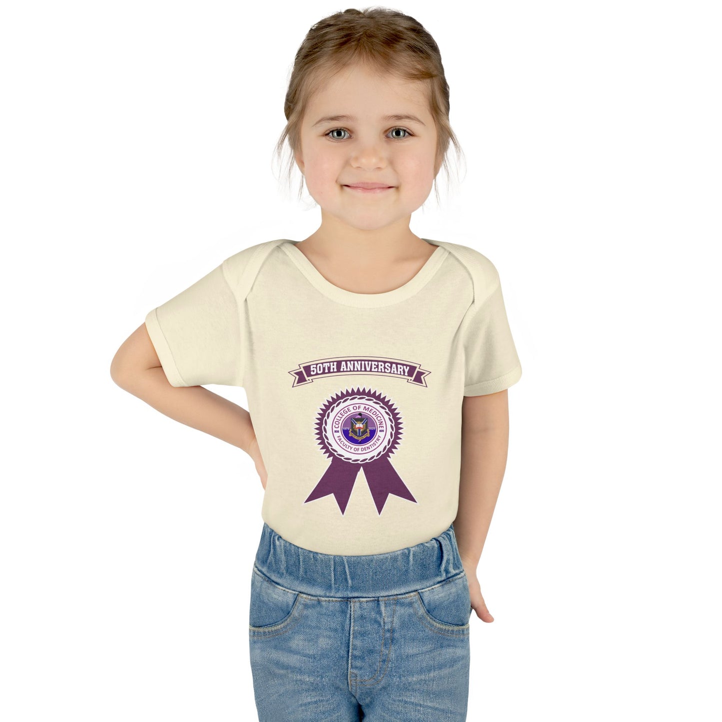 50th Anniversary - Infant Baby Rib Bodysuit