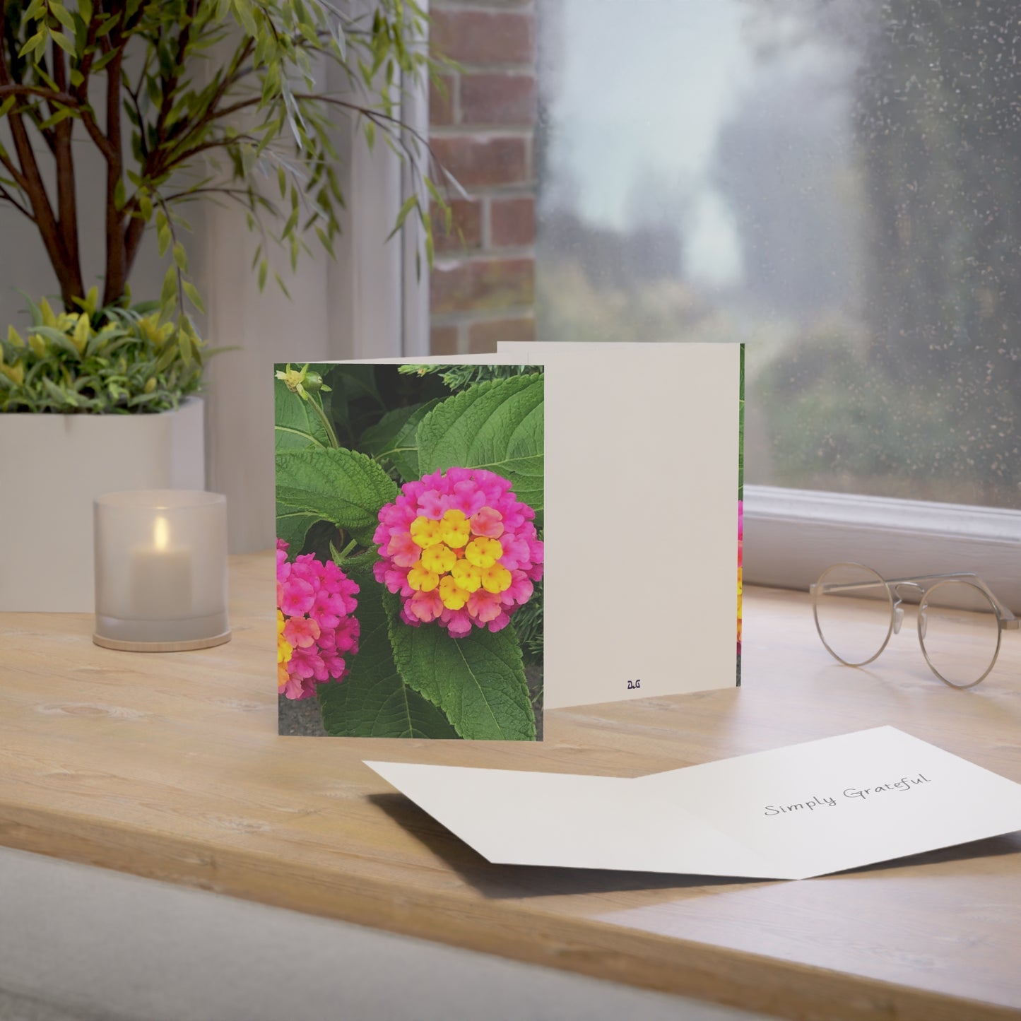 Vertical Spring Bloom Greeting Cards (1, 10, 30, and 50pcs)