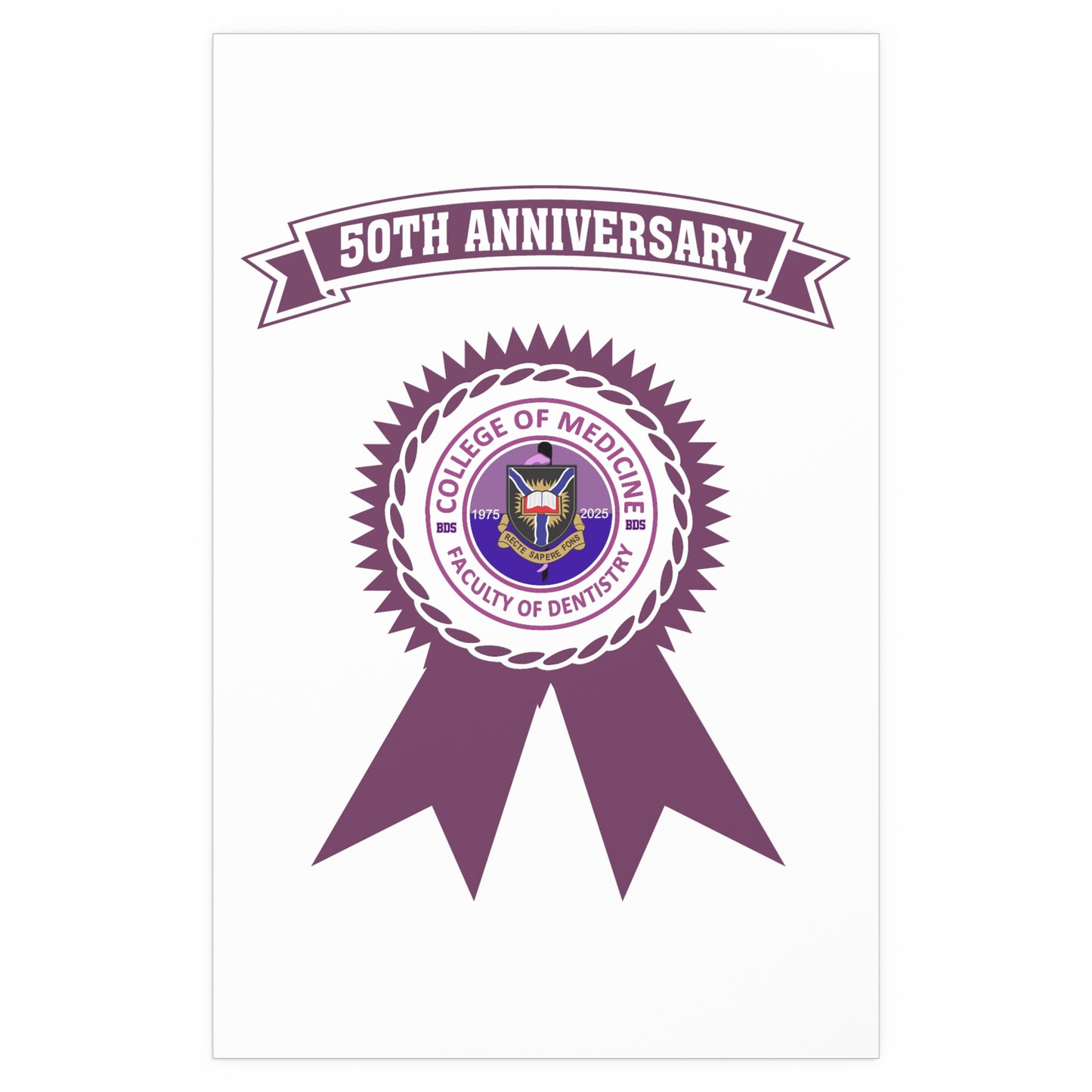 50th Anniversary - Indoor and Outdoor Silk Posters