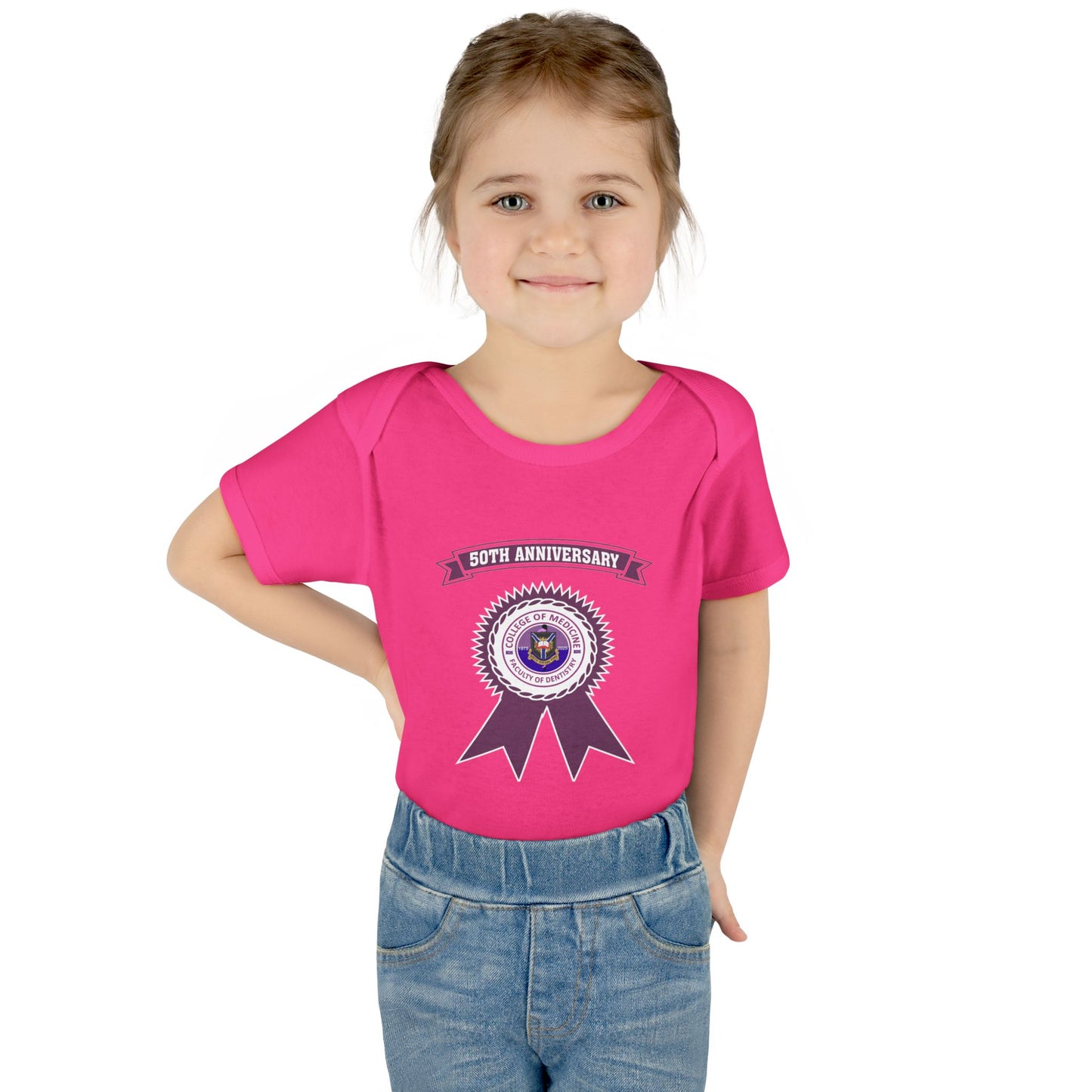 50th Anniversary - Infant Baby Rib Bodysuit