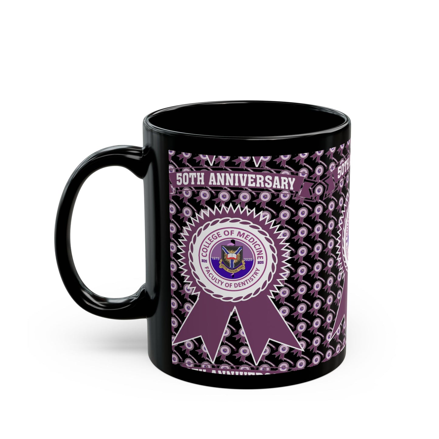 50th Anniversary - Black Mug (11oz, 15oz)