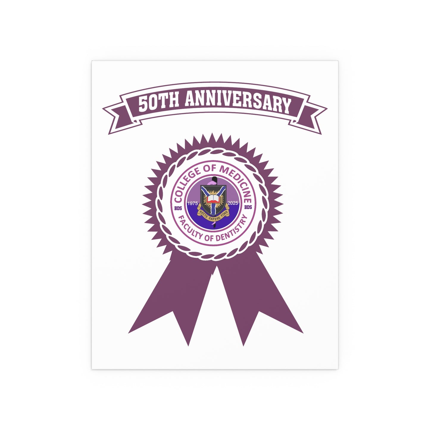 50th Anniversary - Indoor and Outdoor Silk Posters