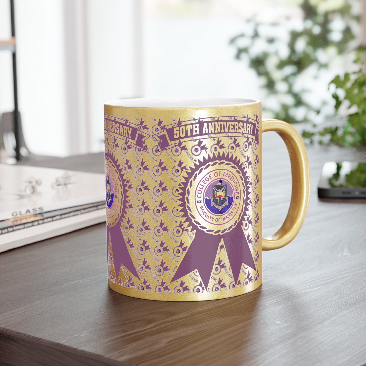 50th Anniversary - Metallic Mug (Silver\Gold)