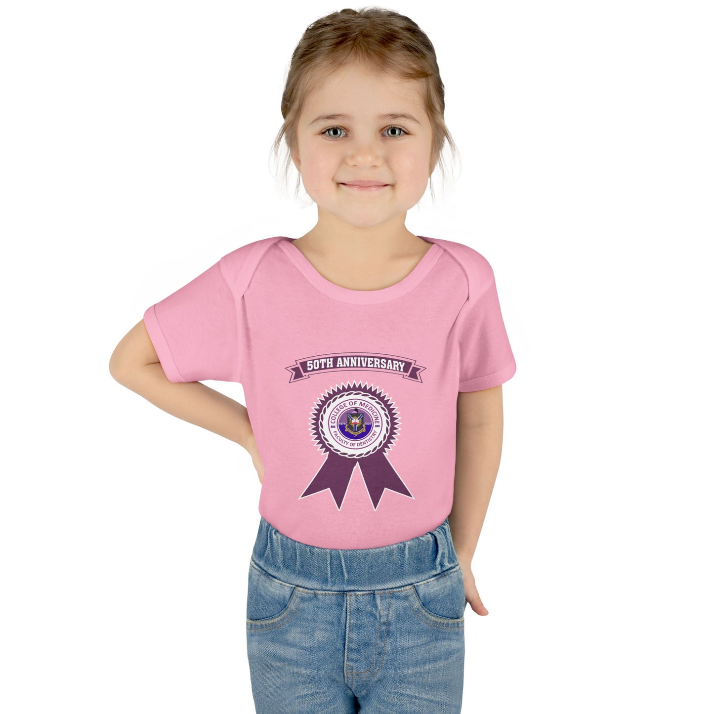 50th Anniversary - Infant Baby Rib Bodysuit
