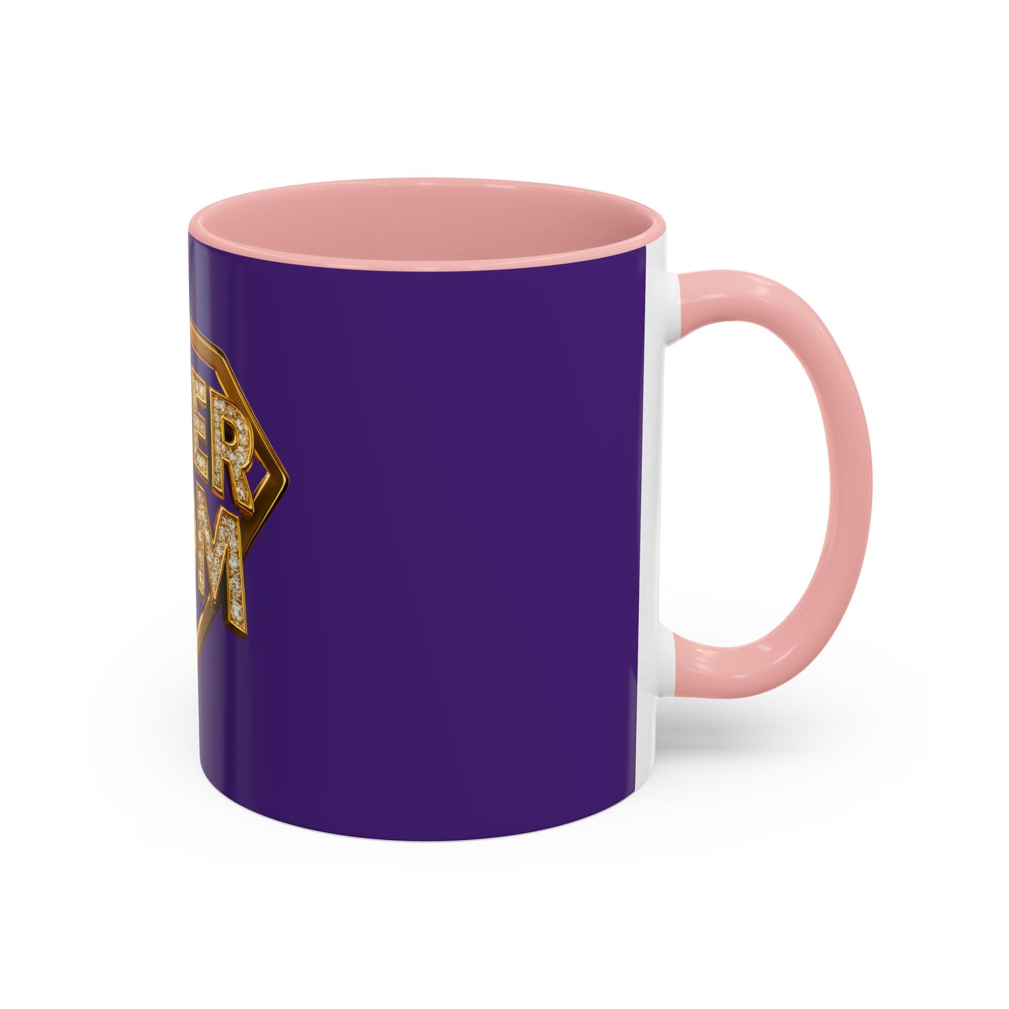SUPER MOM - Accent Coffee Mug (11, 15oz)