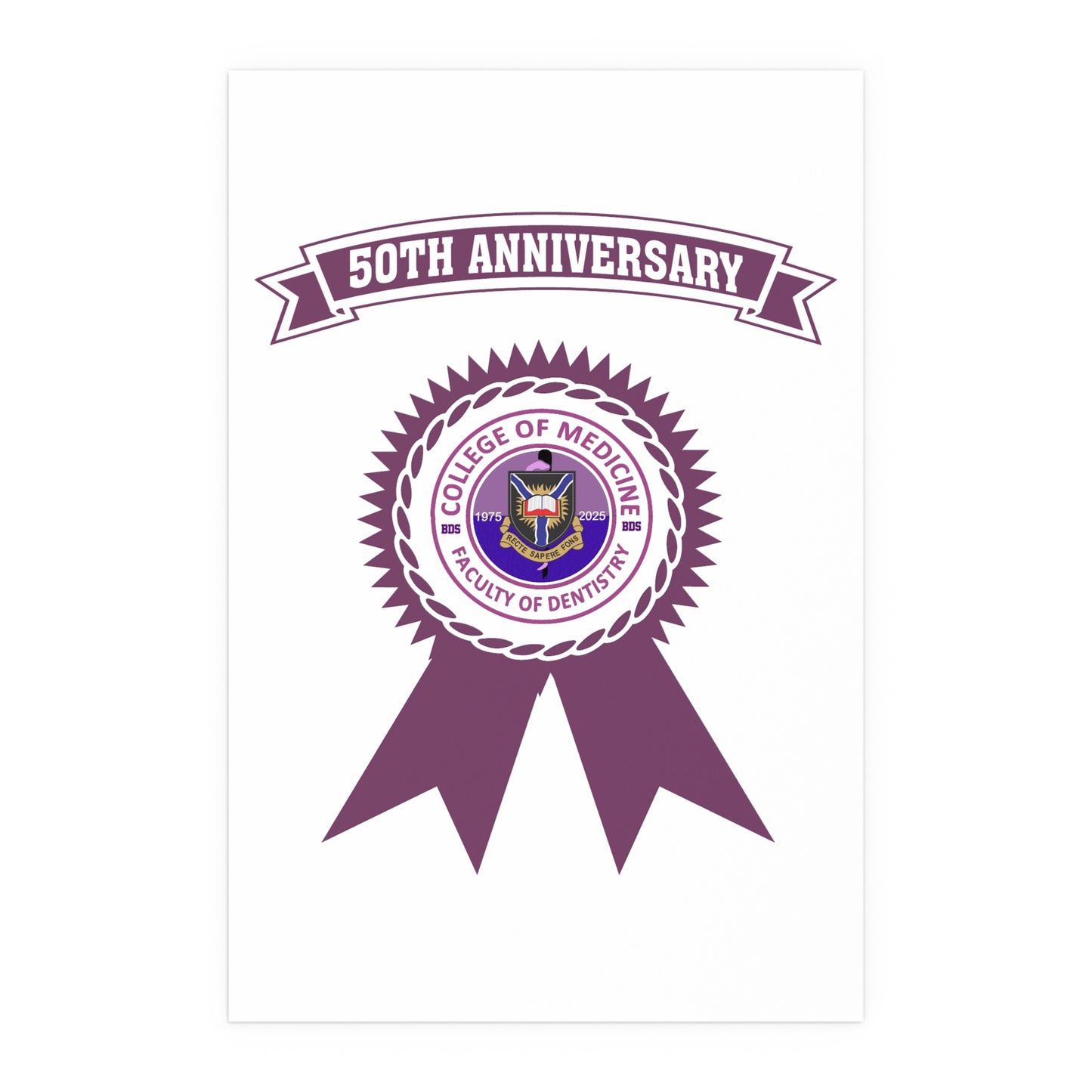 50th Anniversary - Indoor and Outdoor Silk Posters