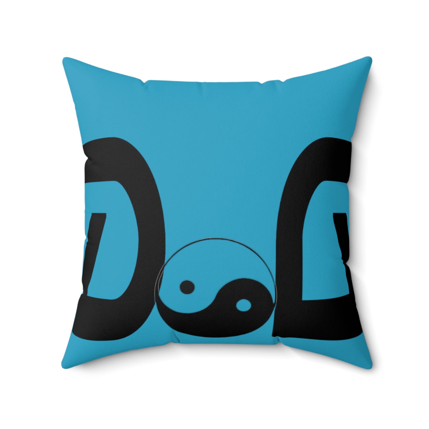 Torqoise Spun Polyester Square Pillow