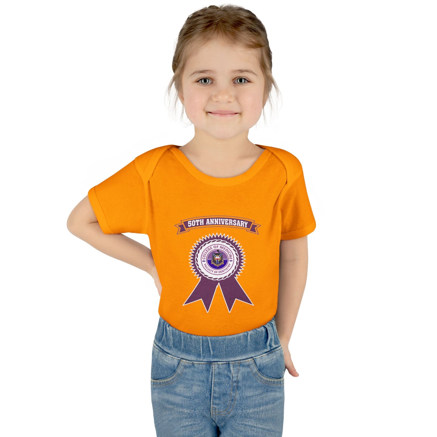 50th Anniversary - Infant Baby Rib Bodysuit