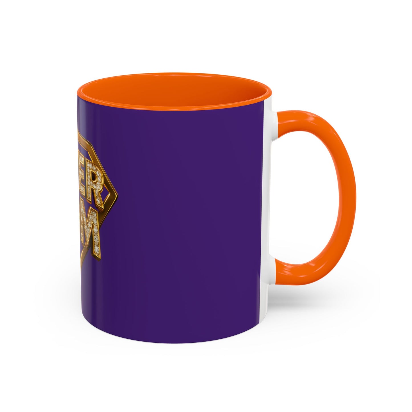 SUPER MOM - Accent Coffee Mug (11, 15oz)