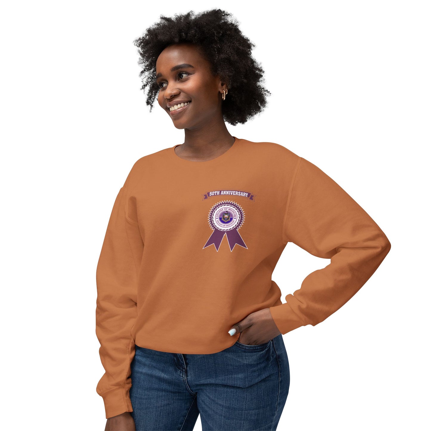 50th Anniversary - Unisex Lightweight Crewneck Sweatshirt