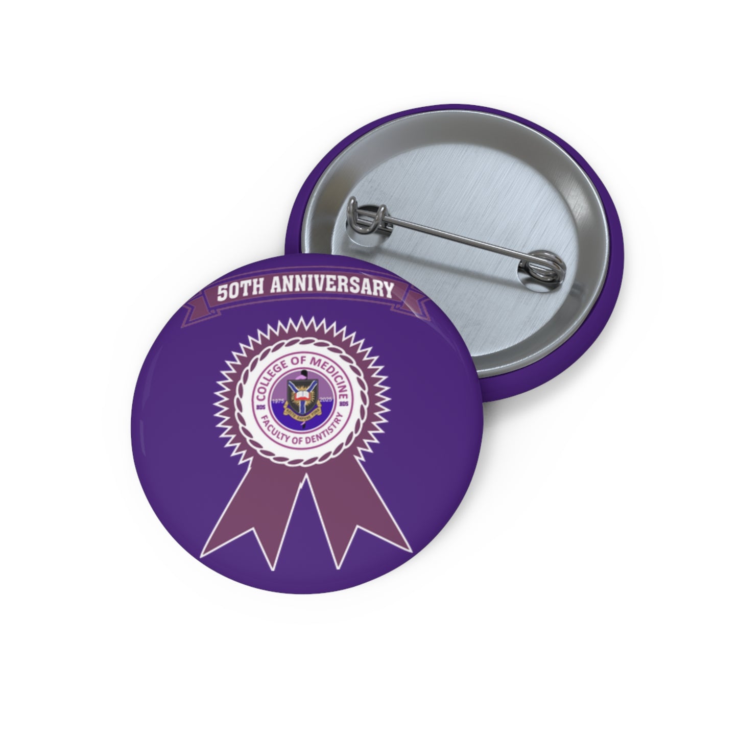 50th Anniversary - Custom Pin Buttons
