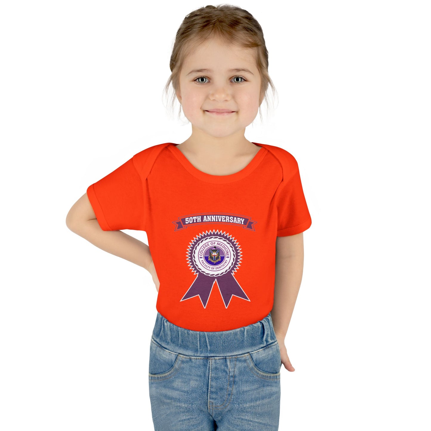 50th Anniversary - Infant Baby Rib Bodysuit