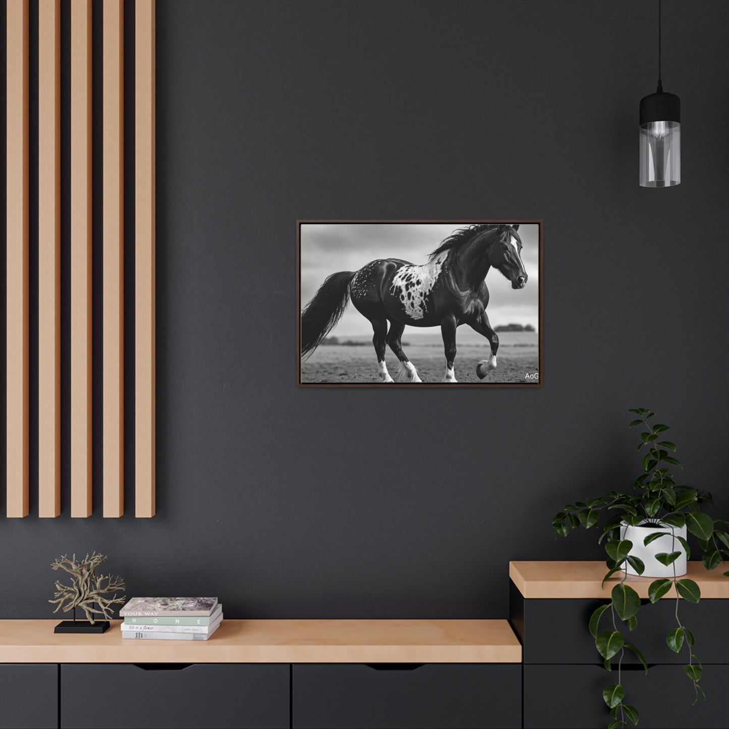 Speckled Stallion Gallery Canvas Wraps, Horizontal Frame