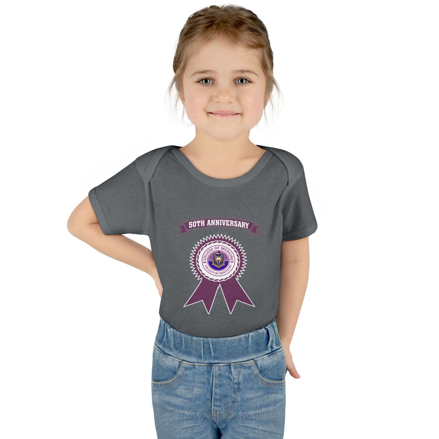 50th Anniversary - Infant Baby Rib Bodysuit