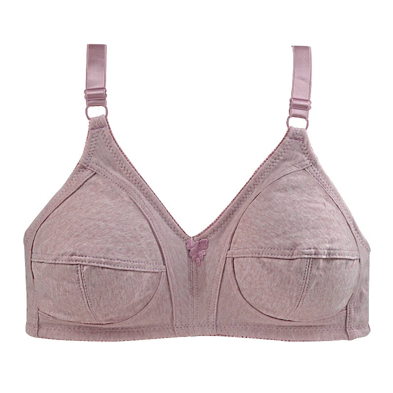 Thin Bra For Women Wireless Bras Cotton Thin Brassiere Female Confortable Underwear Big Size 48C 46CD Cup