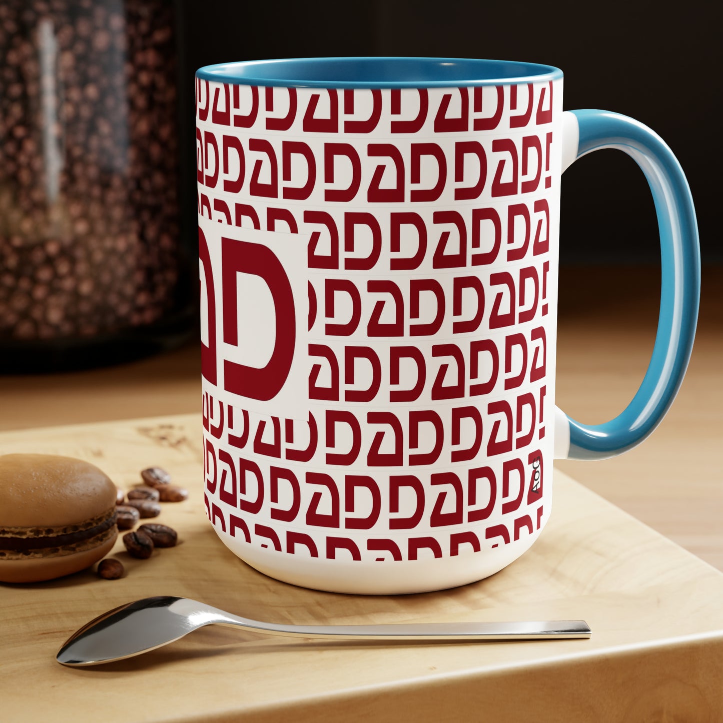 Two-Tone Coffee Mugs, 15oz