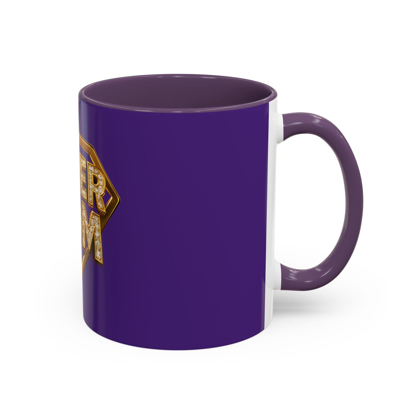 SUPER MOM - Accent Coffee Mug (11, 15oz)