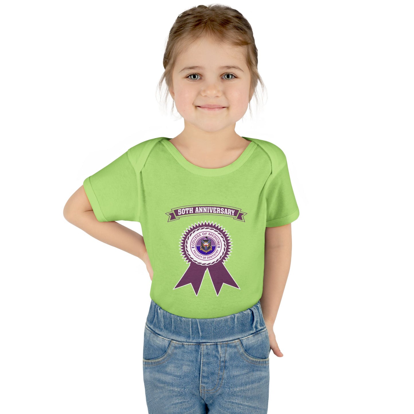 50th Anniversary - Infant Baby Rib Bodysuit