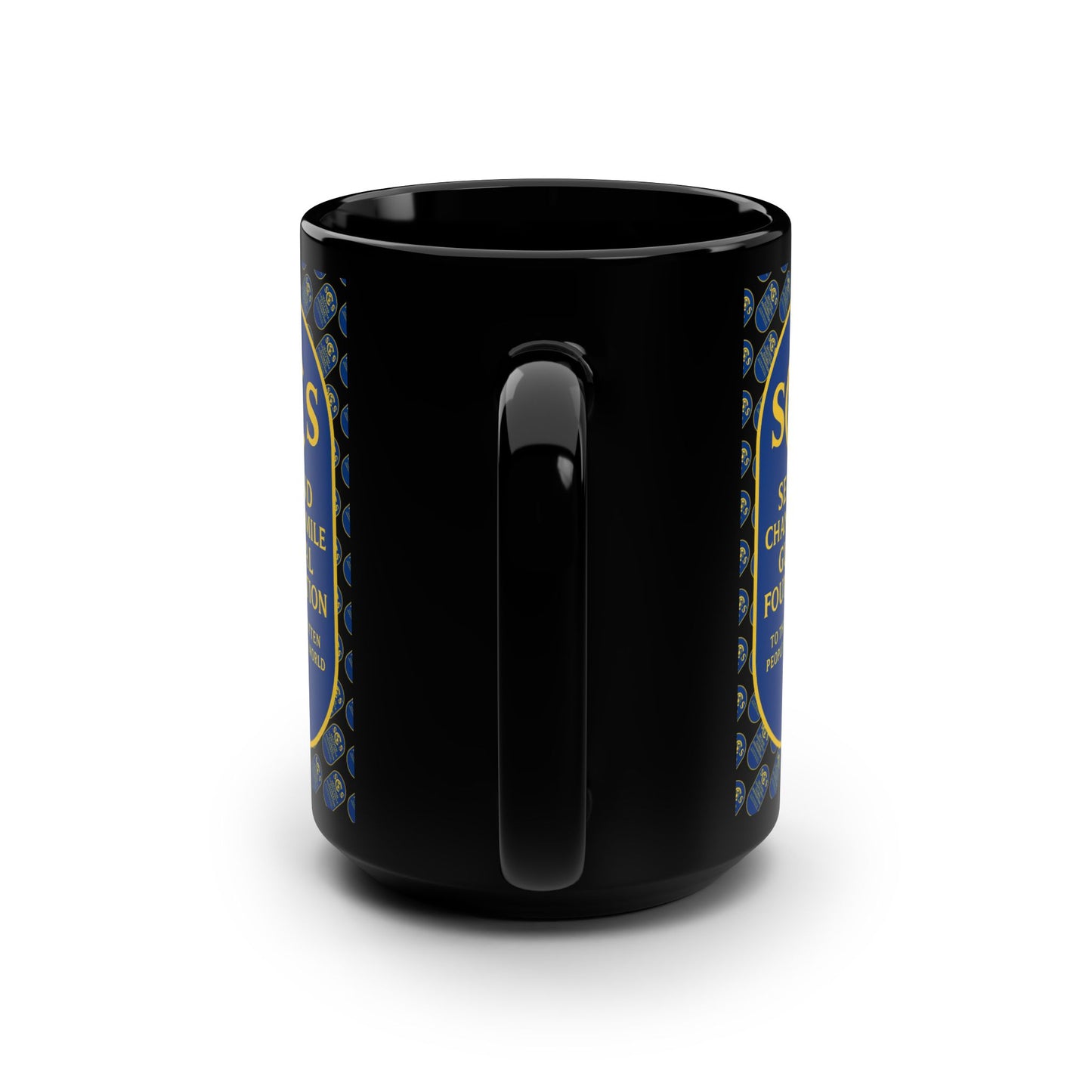 SCSGF - FUND RAISER Black Mug, 15oz