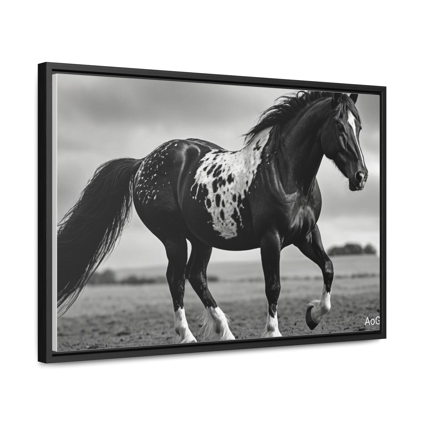 Speckled Stallion Gallery Canvas Wraps, Horizontal Frame