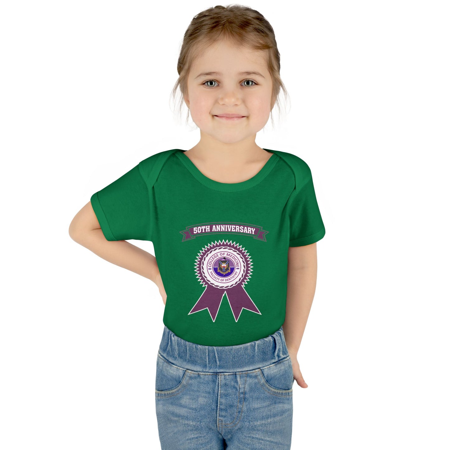 50th Anniversary - Infant Baby Rib Bodysuit