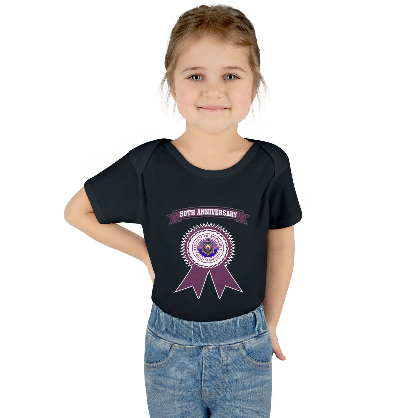 50th Anniversary - Infant Baby Rib Bodysuit