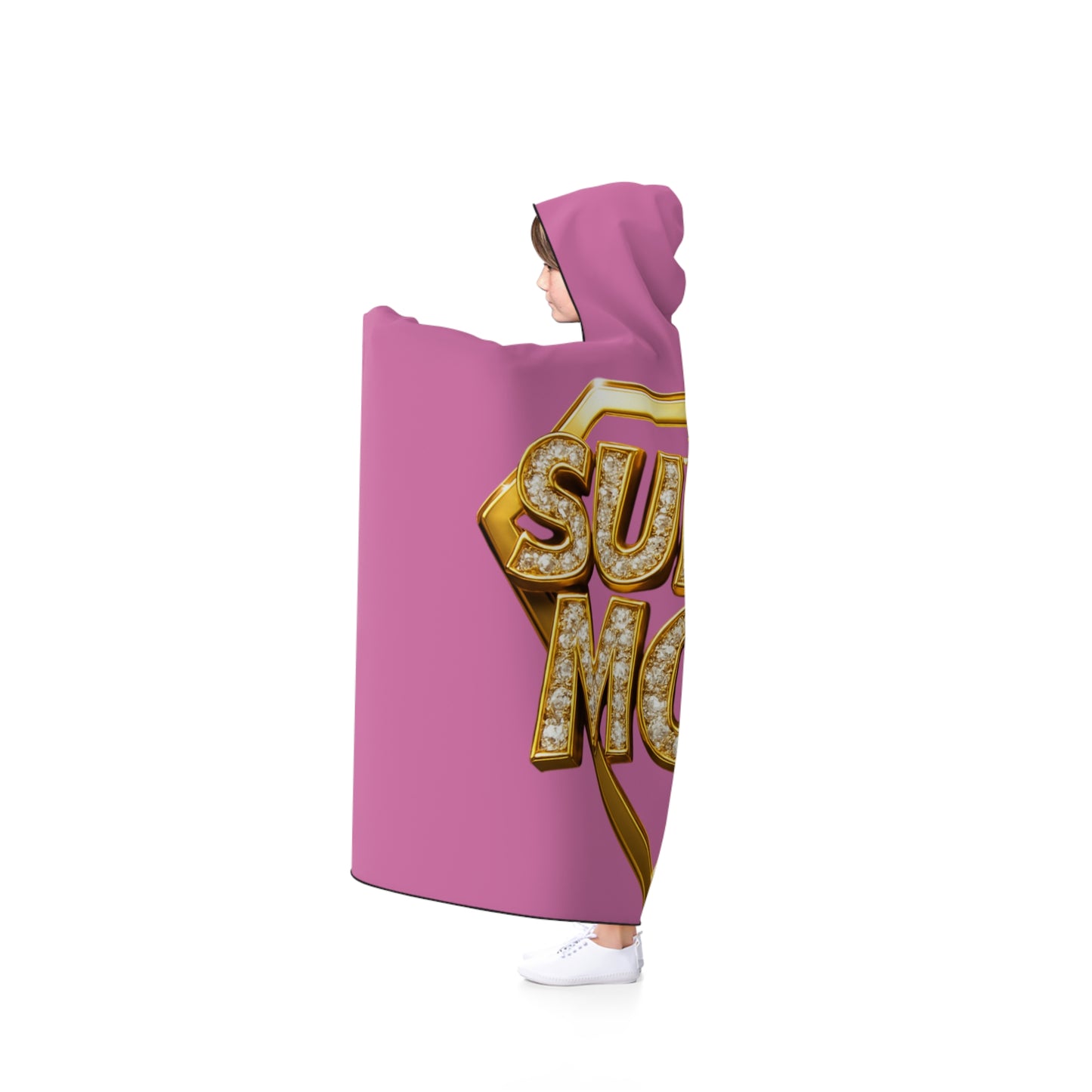 SUPER MOM - Hooded Blanket