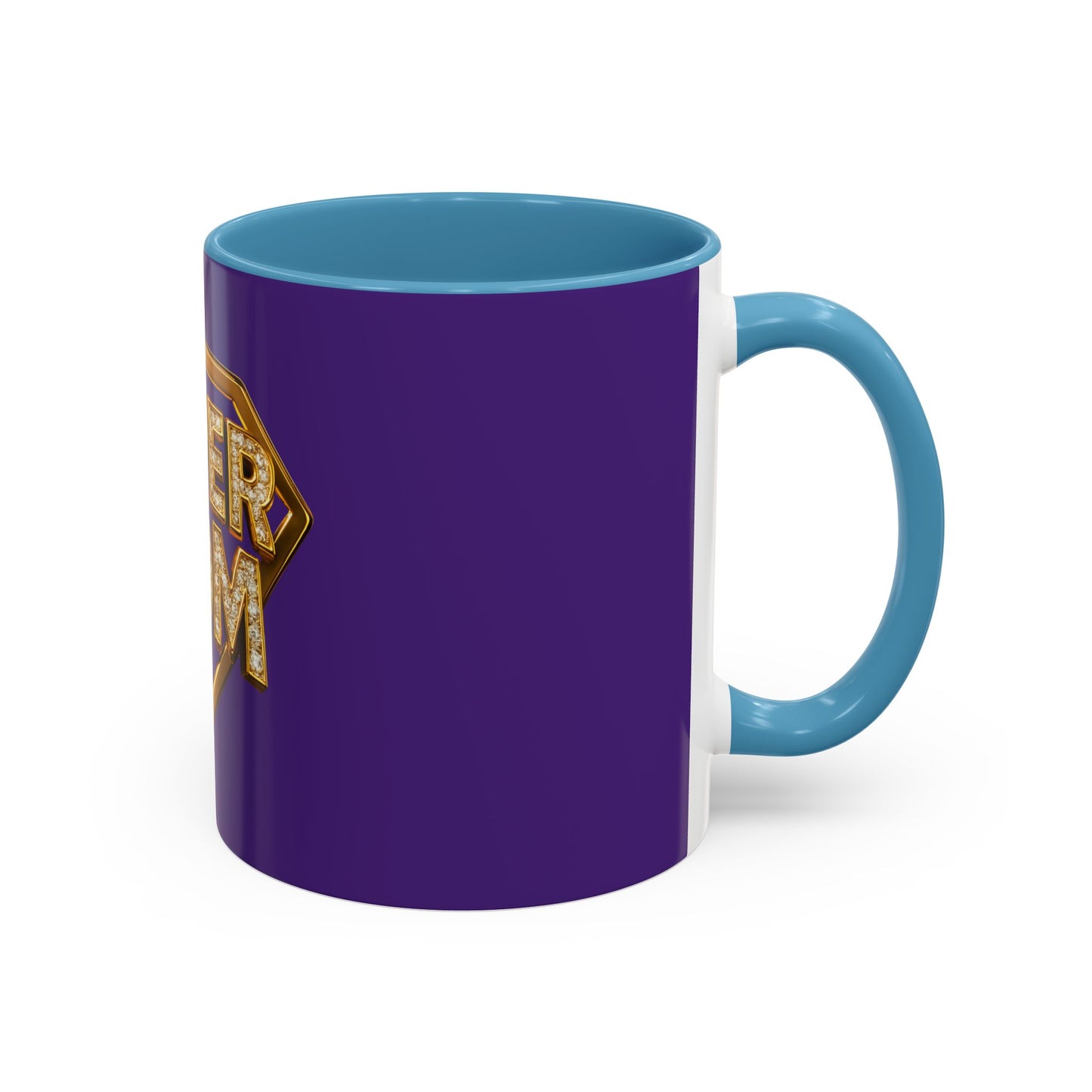 SUPER MOM - Accent Coffee Mug (11, 15oz)