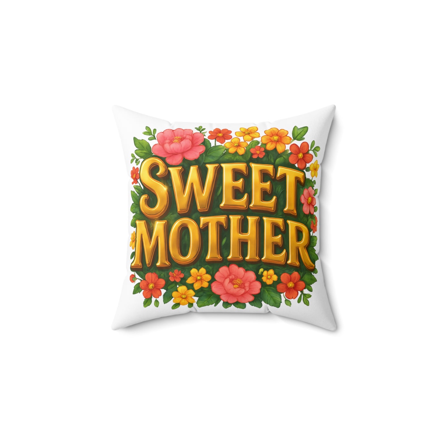 SWEET MOM - Spun Polyester Square Pillow