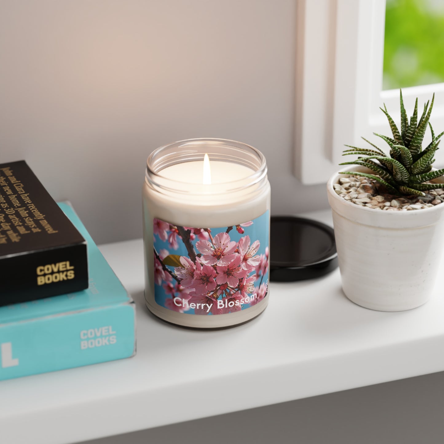 Cherry Blossom Scented Soy Candle, 9oz