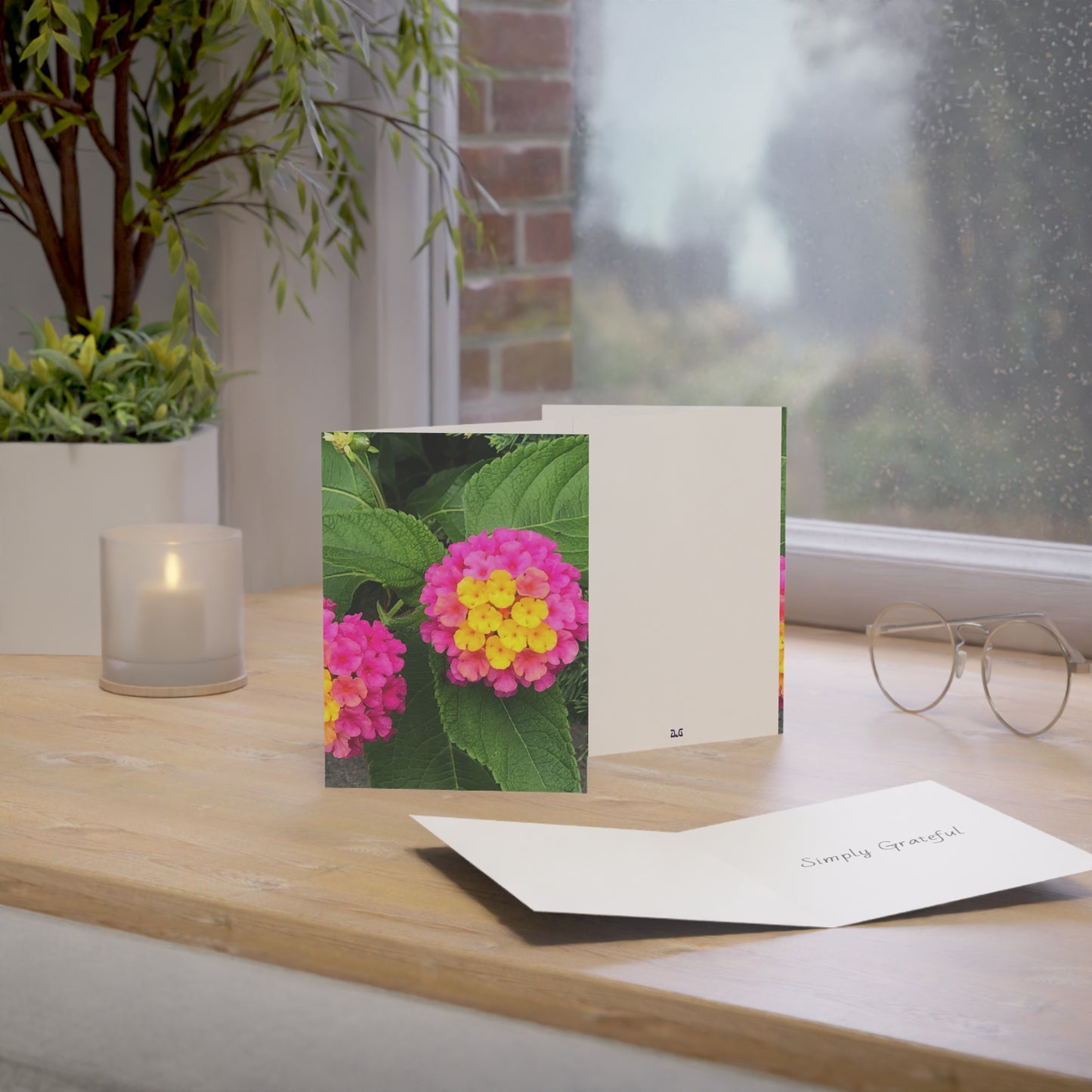 Vertical Spring Bloom Greeting Cards (1, 10, 30, and 50pcs)