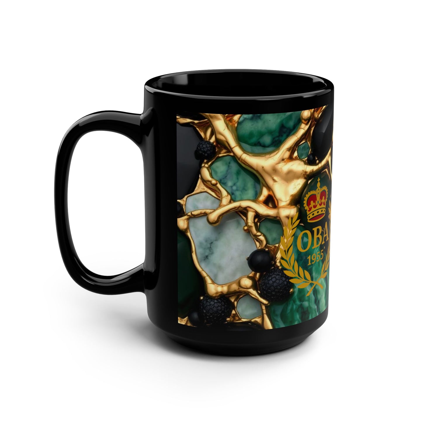 OBA - Black Mug, 15oz