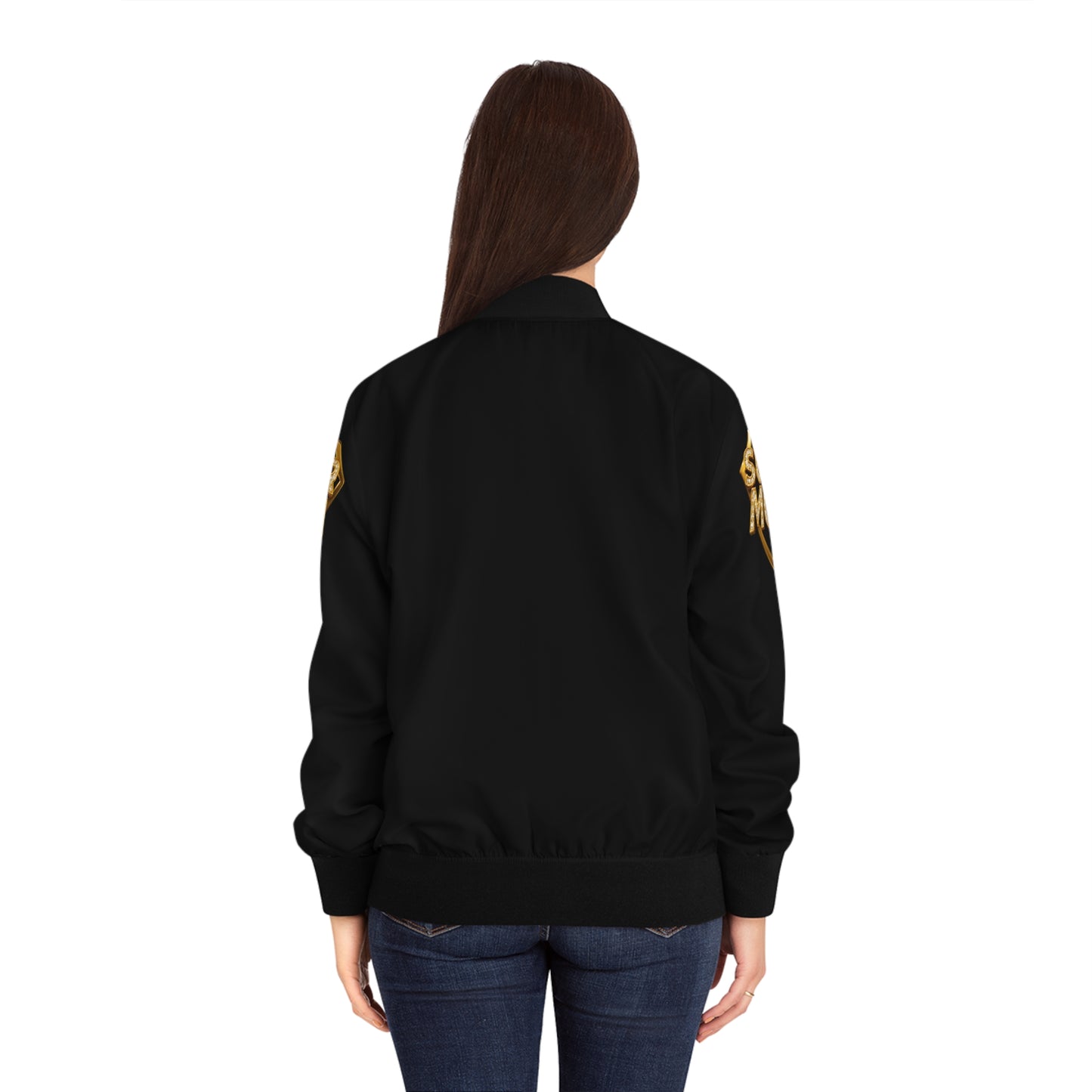 SUPER MOM- Women's Bomber Jacket (AOP)