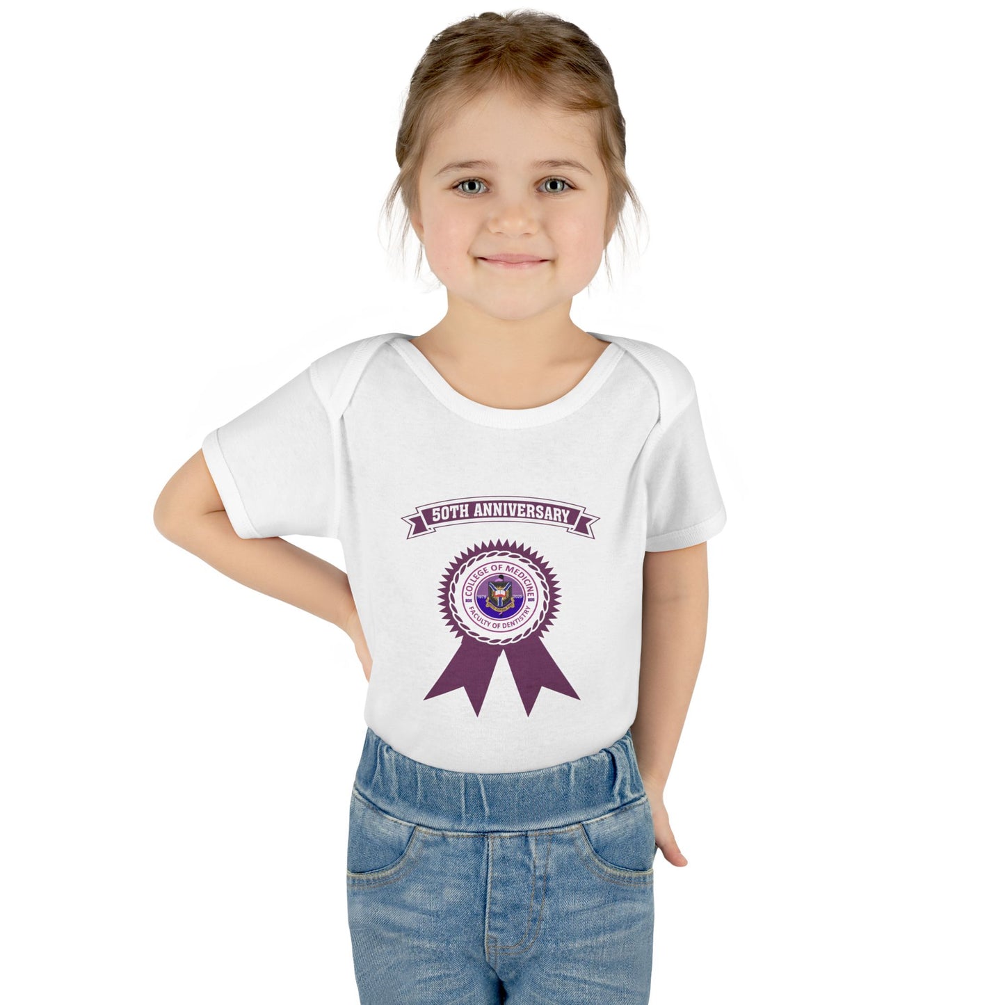 50th Anniversary - Infant Baby Rib Bodysuit