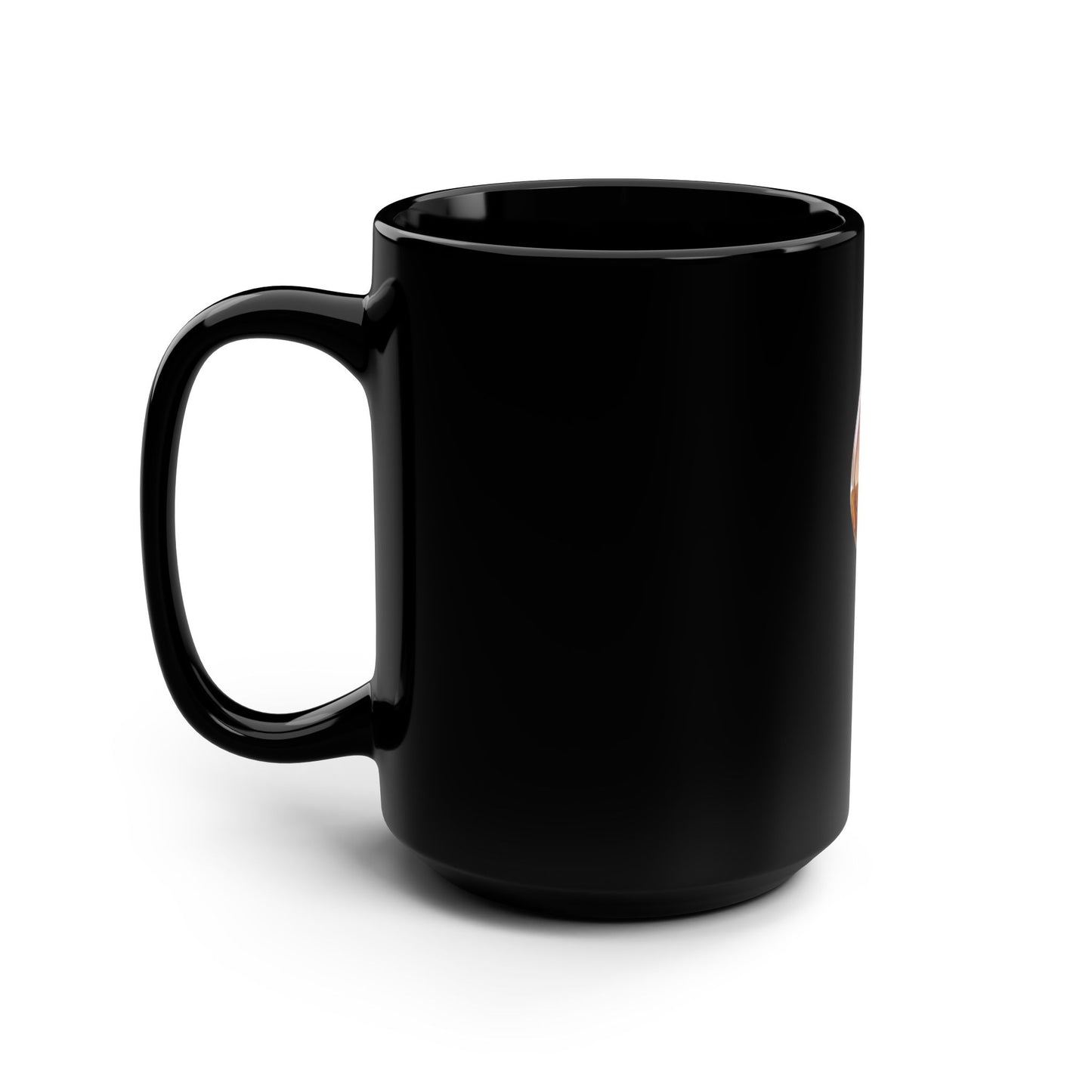 Honey Drop - Black Mug, 15oz