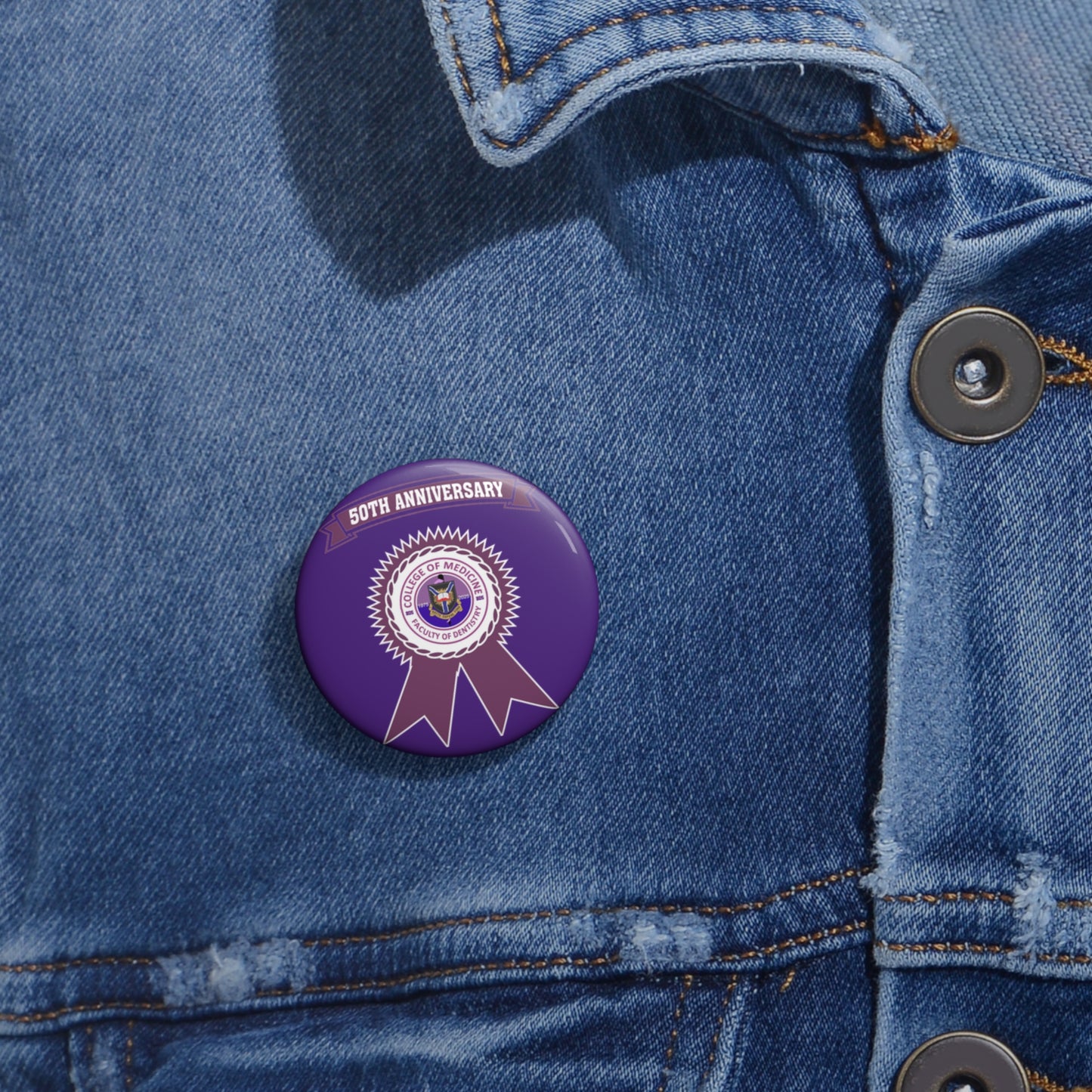 50th Anniversary - Custom Pin Buttons