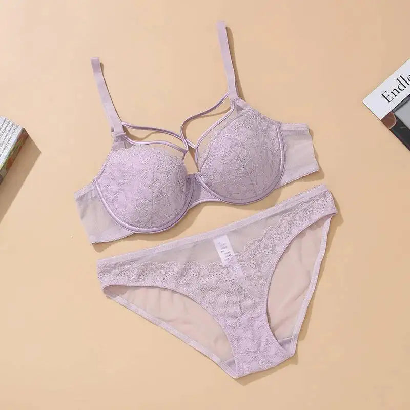 Sexy French Style Thin Pure Desire Lace Bikini Backless Deep V Suspenders Sleeveless Bikini Beach Vaction Style Charming TDS6