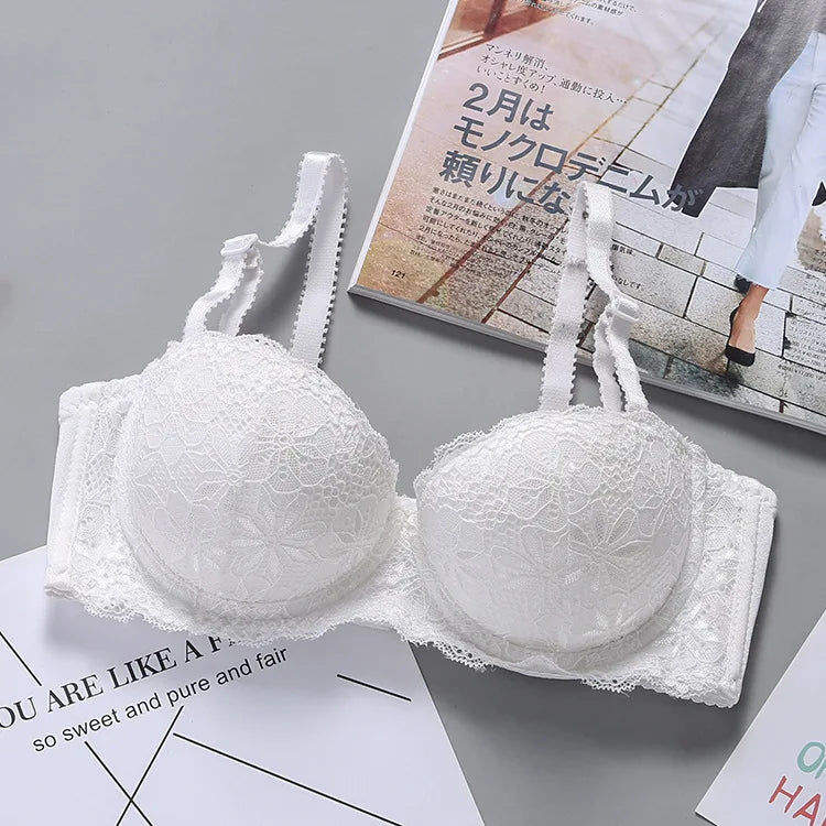 Lingerie Sexy Lady Bra Gather Adjustable Women's Seamless Underwear Push Up Bra Open Bra Intimates for Women Cup 1/2 Intimates