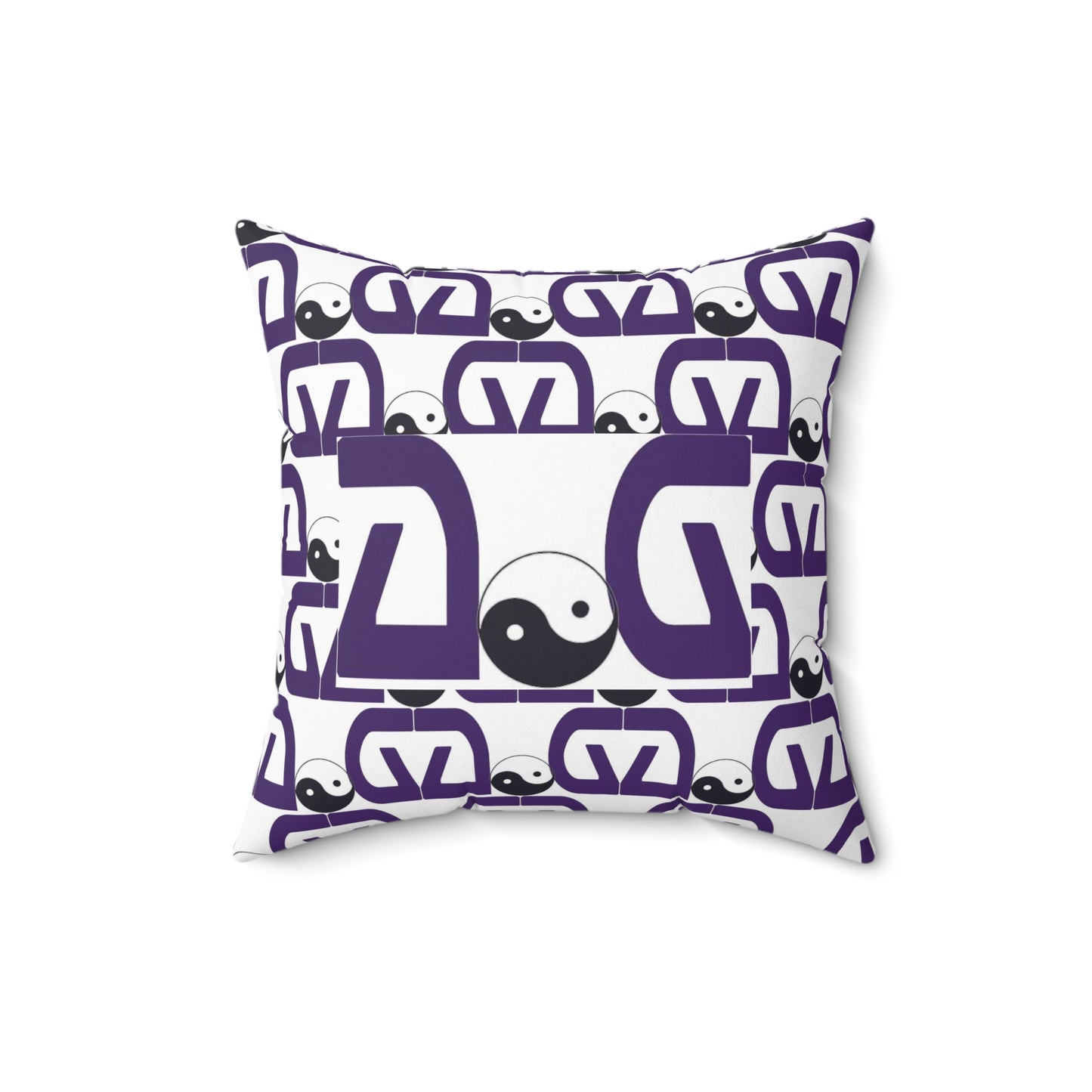 Brick Purple Spun Polyester Square Pillow