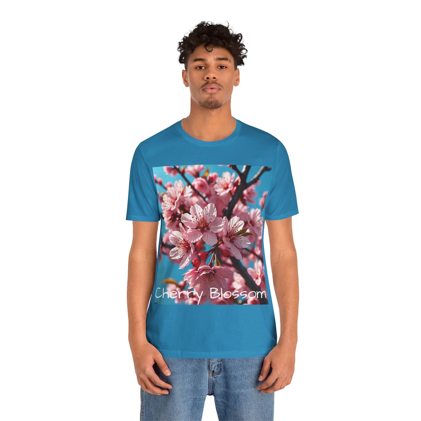 Cherry Blossom Unisex Jersey Short Sleeve Tee